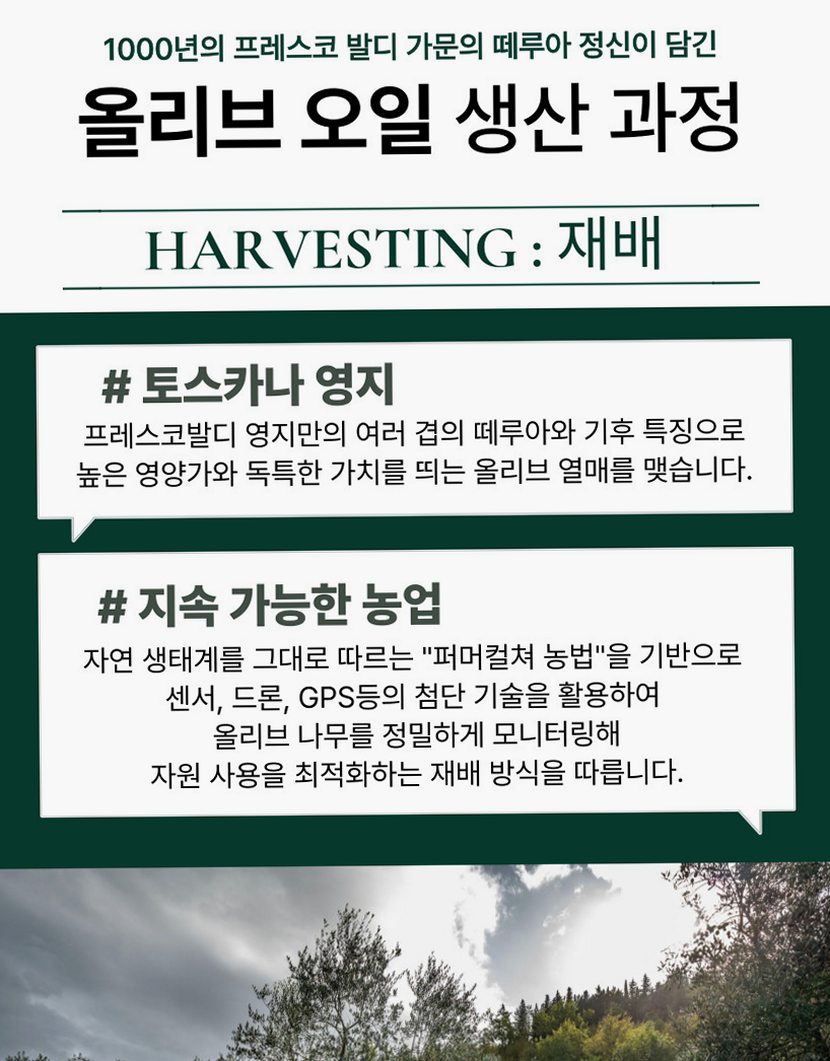 라우데미오 프레스코발디 올리브오일 500ml 엑스트라버진 이탈리아 압착 올리브유