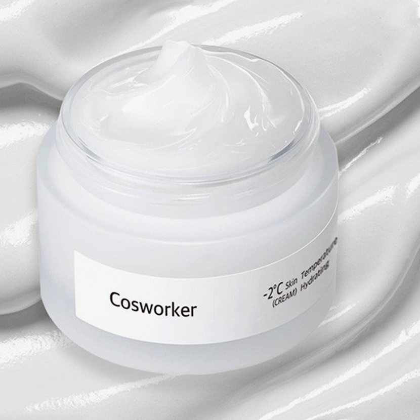 코스워커 수분크림 미백 나이아신아마이드 스쿠알란 알로에 크림 50ml, 1개